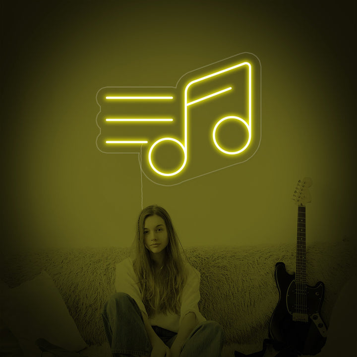 "musical note" Neon Sign