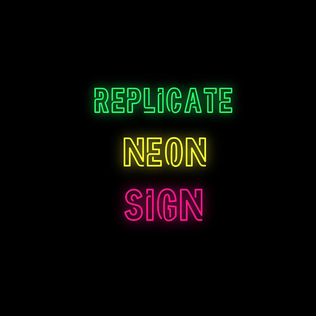 Replicate Neon Sign