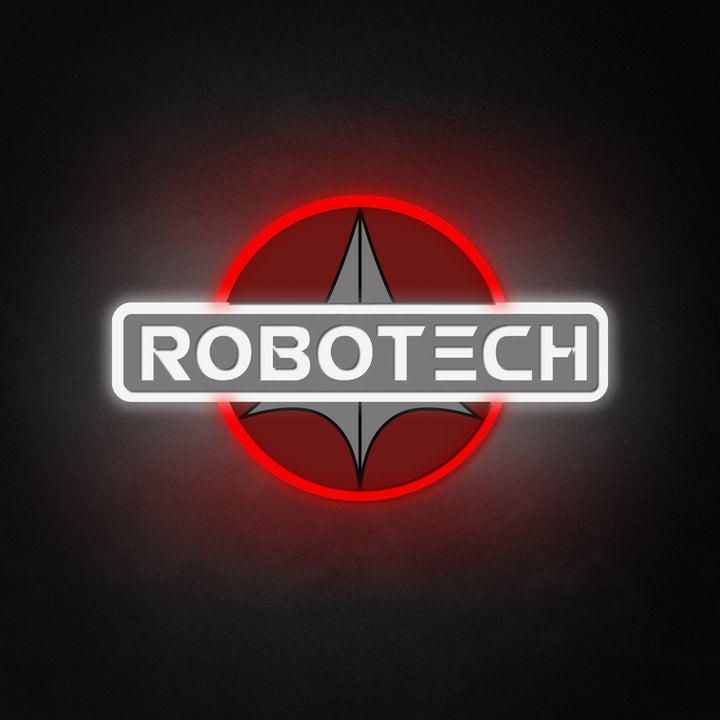 "Robo Logo" Neon Like Sign