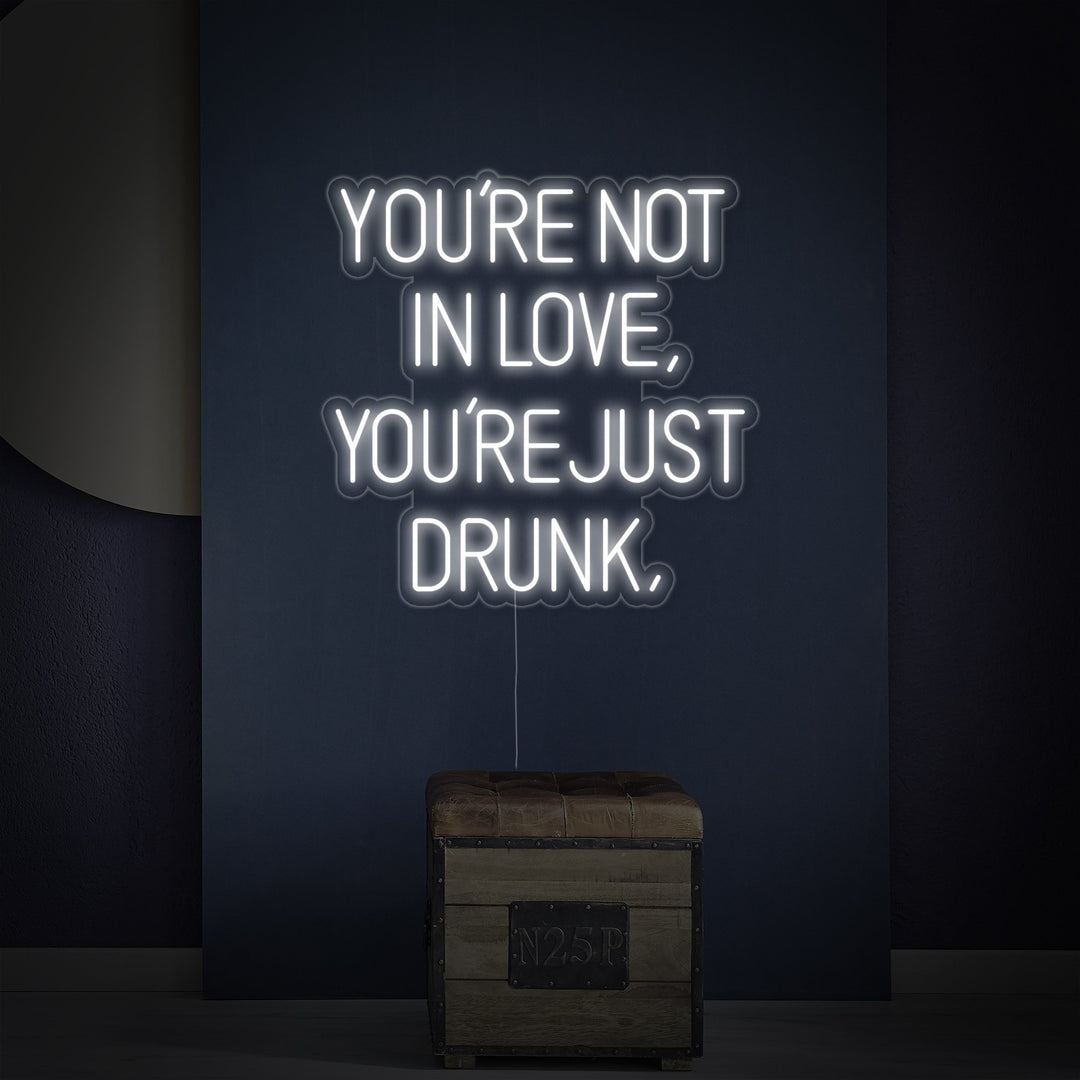 "You Are Not In Love You Just Drunk" Neon Sign